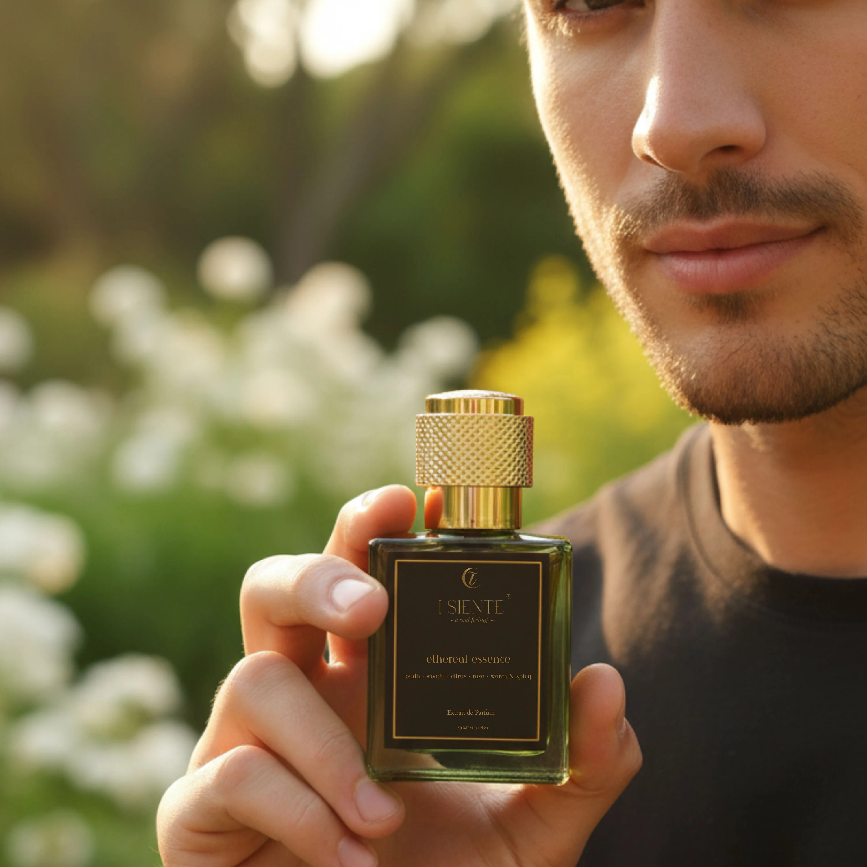 Ethereal Essence Extrait de Parfum 30ml | Long Lasting Unisex Perfume | Oudh, Woody, Citrus, Rose & Warm Spicy Notes | Premium Luxury Fragrance Gift