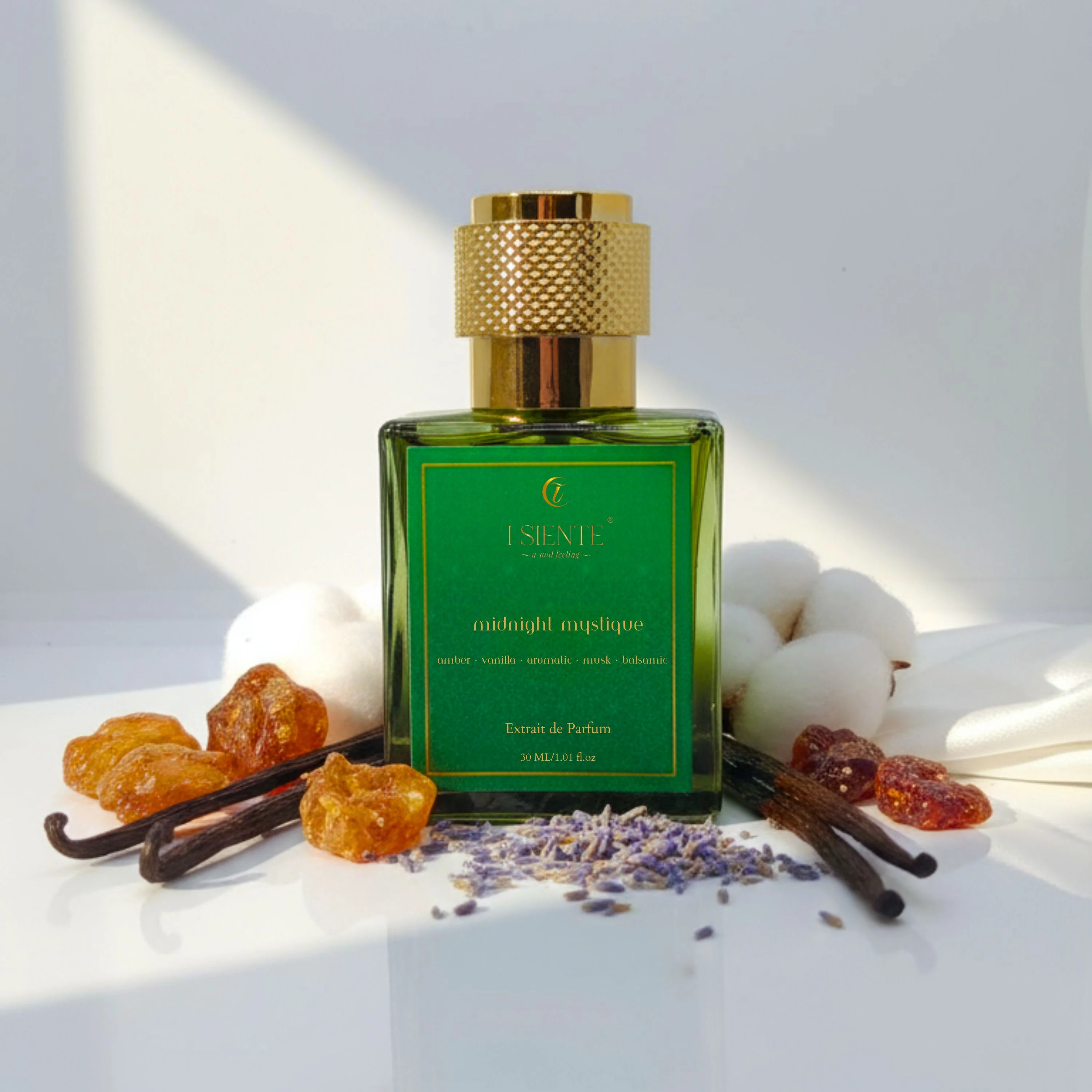 Midnight Mystique Extrait de Parfum 30ml | Long Lasting Unisex Perfume | Amber, Vanilla, Aromatic, Musk & Balsamic Notes | Premium Luxury Fragrance Gift